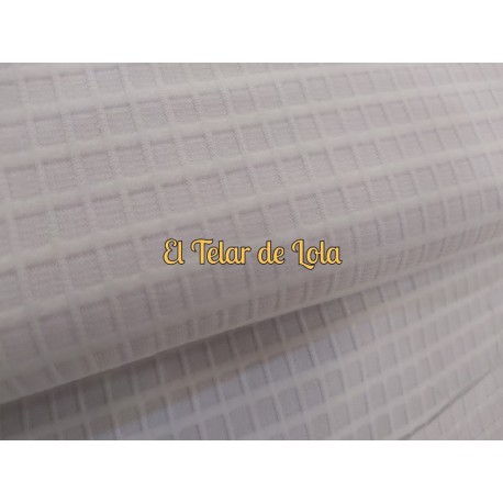 PIQUE LABRADO CUADRO 25 CMS