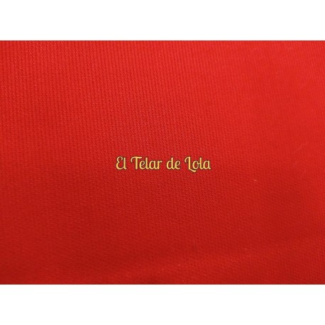 PIQUE CANUTILLO ROJO 25 CM