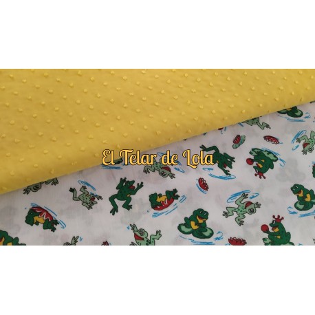 ESTAMPADO RANAS 25 CMS