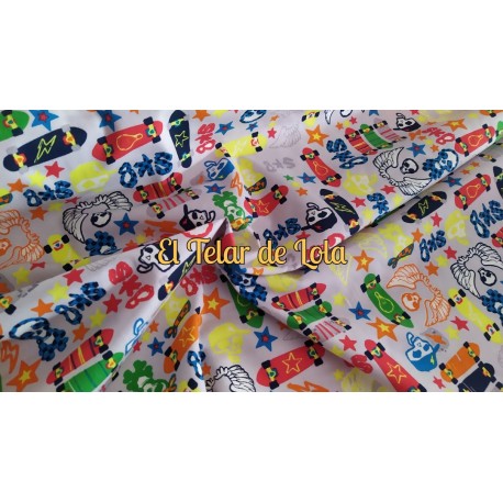 POPELIN PATINETAS 25 CMS