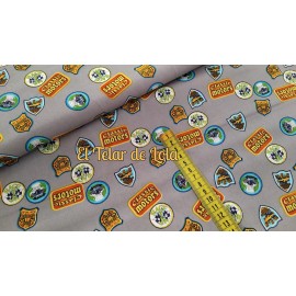 ETIQUETAS MOTERAS FONDO GRIS 25 CMS