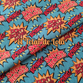 LETRAS SUPERHEROES 25 CMS