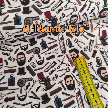 ESTAMPADO BARBERIA 25 CMS