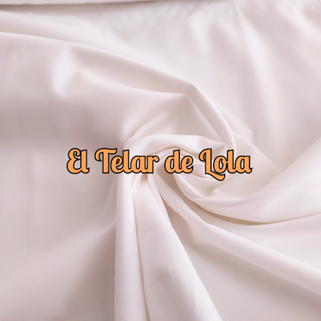 POPELIN HIDROFUGADO BLANCO 25 CMS