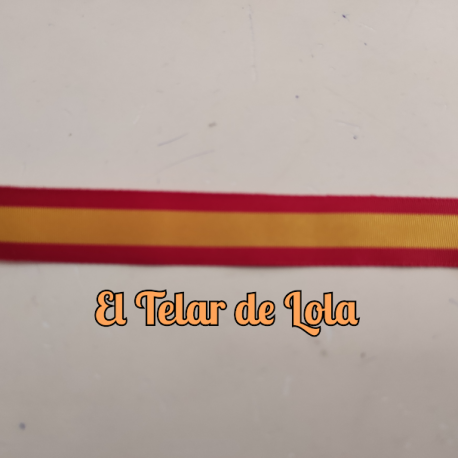 CINTA BANDERA ESPAÑA 18MM