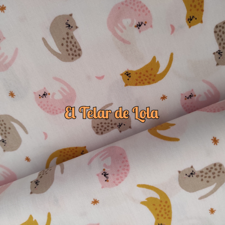 POPELIN GATOS 25 CMS