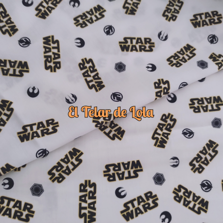 LOGO STAR WARS 25 CMS