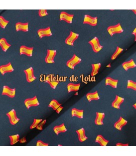 BANDERAS ESPAÑA FONDO NEGRO