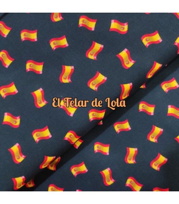 BANDERAS ESPAÑA FONDO NEGRO