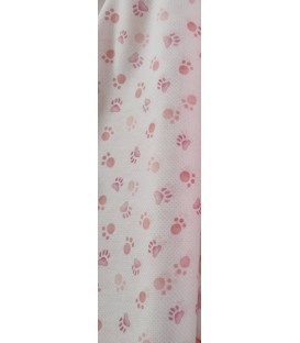 POPELIN HUELLAS ROSAS