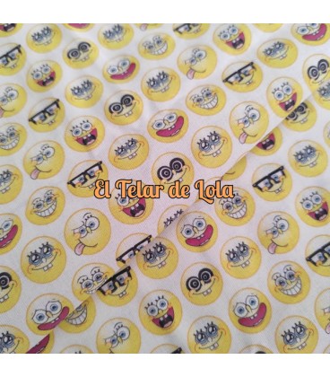 ESTAMPADO EMOJIS F/ BLANCO