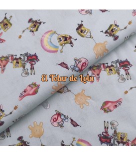 ESTAMPADO BOB ESPONJA F/CELESTE