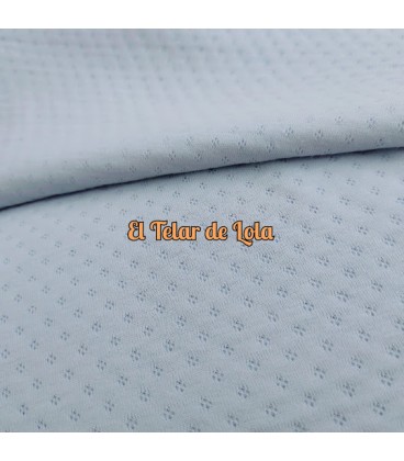 PUNTO SUDADERA CALADO CELESTE BB