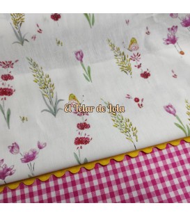 POPELIN FLORAL F/BLANCO