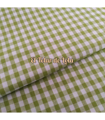 VICHY ALGODON 5MM LIMA