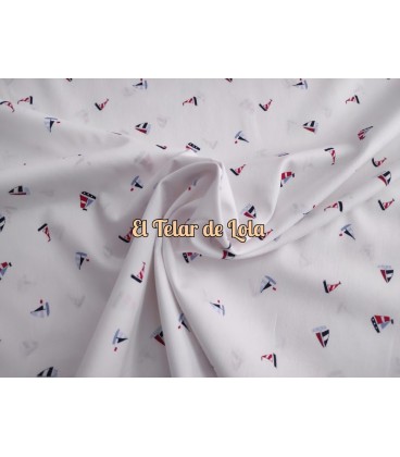POPELIN ESTAMPADO BARCOS