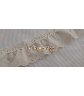 TIRA BORDADA C/ PASACINTAS ONDULINA