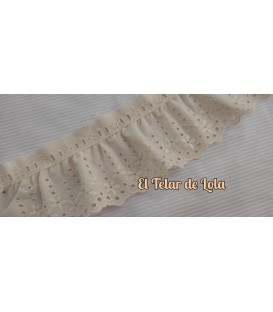 TIRA BORDADA C/ PASACINTAS FLOR