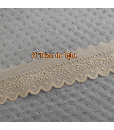 PUNTILLA BORDADA FLORECILLA