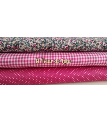 POPELIN TIPO LIBERTY FONDO CREMA