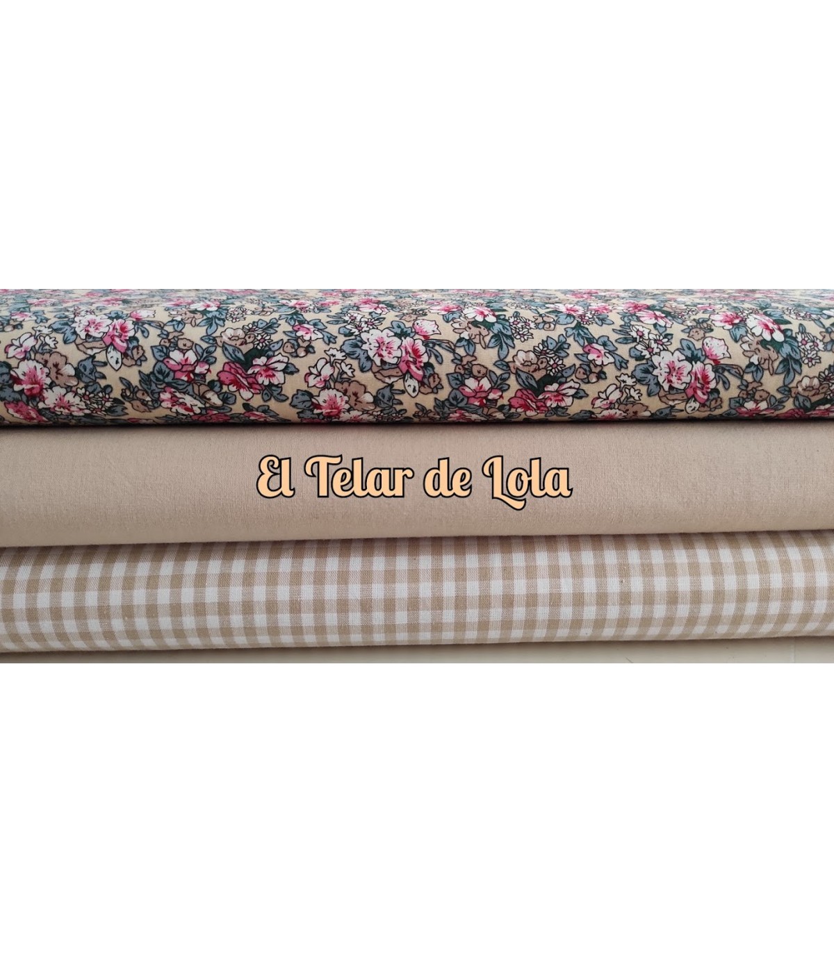 POPELIN TIPO LIBERTY FONDO CREMA