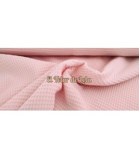 PIQUE WAFFLE ROSA BB