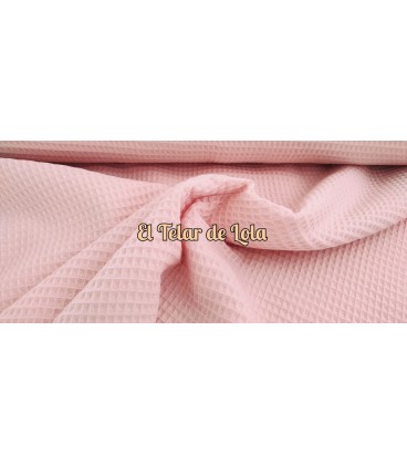 PIQUE WAFFLE ROSA BB