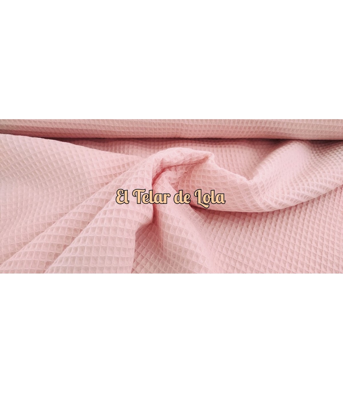 PIQUE WAFFLE ROSA BB