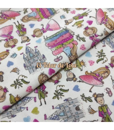 PRINCESA Y EL GUISANTE  FONDO BLANCO