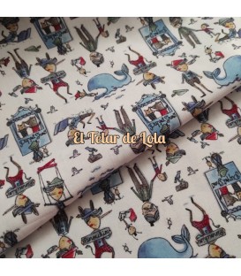 POPELIN PINOCHO BLANCO