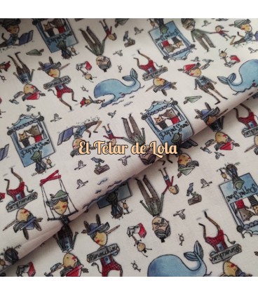 POPELIN PINOCHO BLANCO