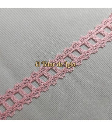 PASACINTA BOLILLO ROSA