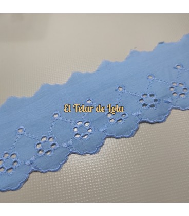 TIRA BORDADA CELESTE