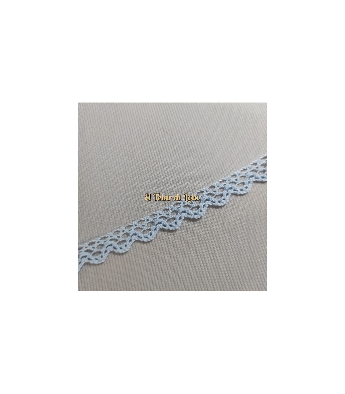 PUNTILLA BOLILLO CELESTE