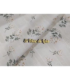 GASA POWERTY FLORAL BLANCO