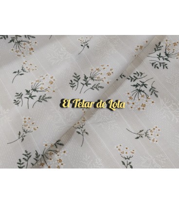 GASA POWERTY FLORAL BLANCO