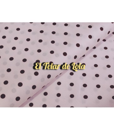 PIQUE CANUTILLO F/ROSA LUNAR CHOCOLATE