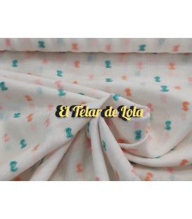 PLUMETI ALGODON BICOLOR