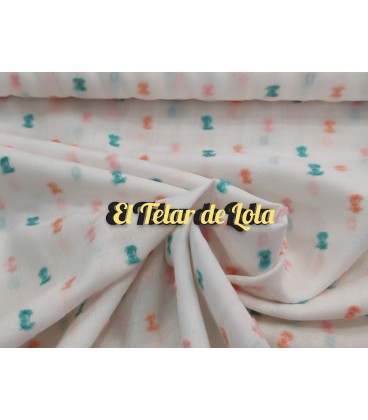 PLUMETI ALGODON BICOLOR