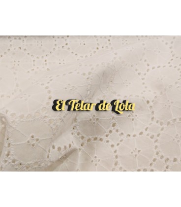 BATISTA PERFORADA CIRCULO MARFIL