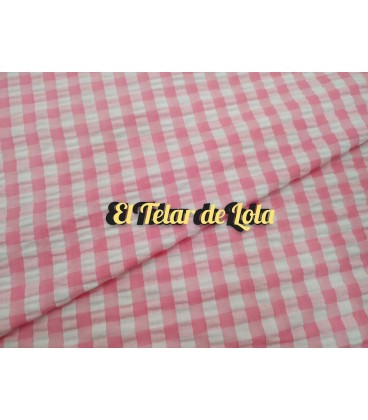 VICHY SEERSUCKER ROSA 11MM