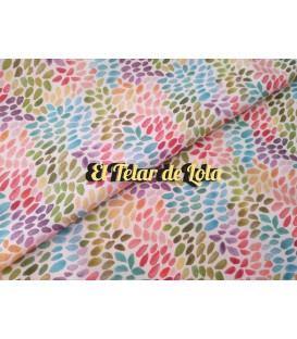 POPELIN GOTAS DE COLORES