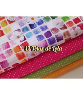 SATEN ESTAMPADO ACUARELA