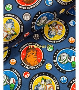 ALGODON AMERICANO STAR WARS