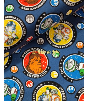 ALGODON AMERICANO STAR WARS