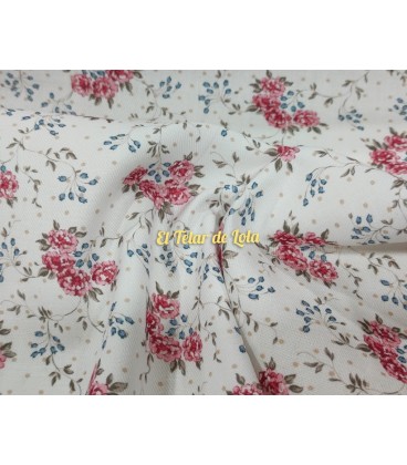 VIYELA ESTAMPADA BOUQUET ROSAS