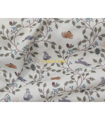 VIYELA ESTAMPADA CONEJITOS