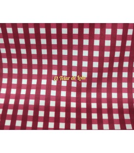 VIYELA VICHY GRANATE