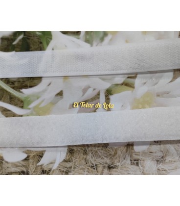 VELCRO COSER 20 MM BLANCO