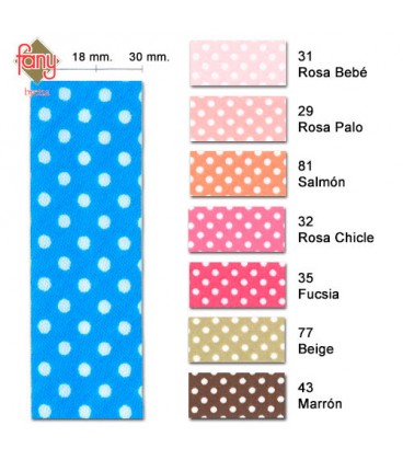 CINTA BIES 18MM LUNARES
